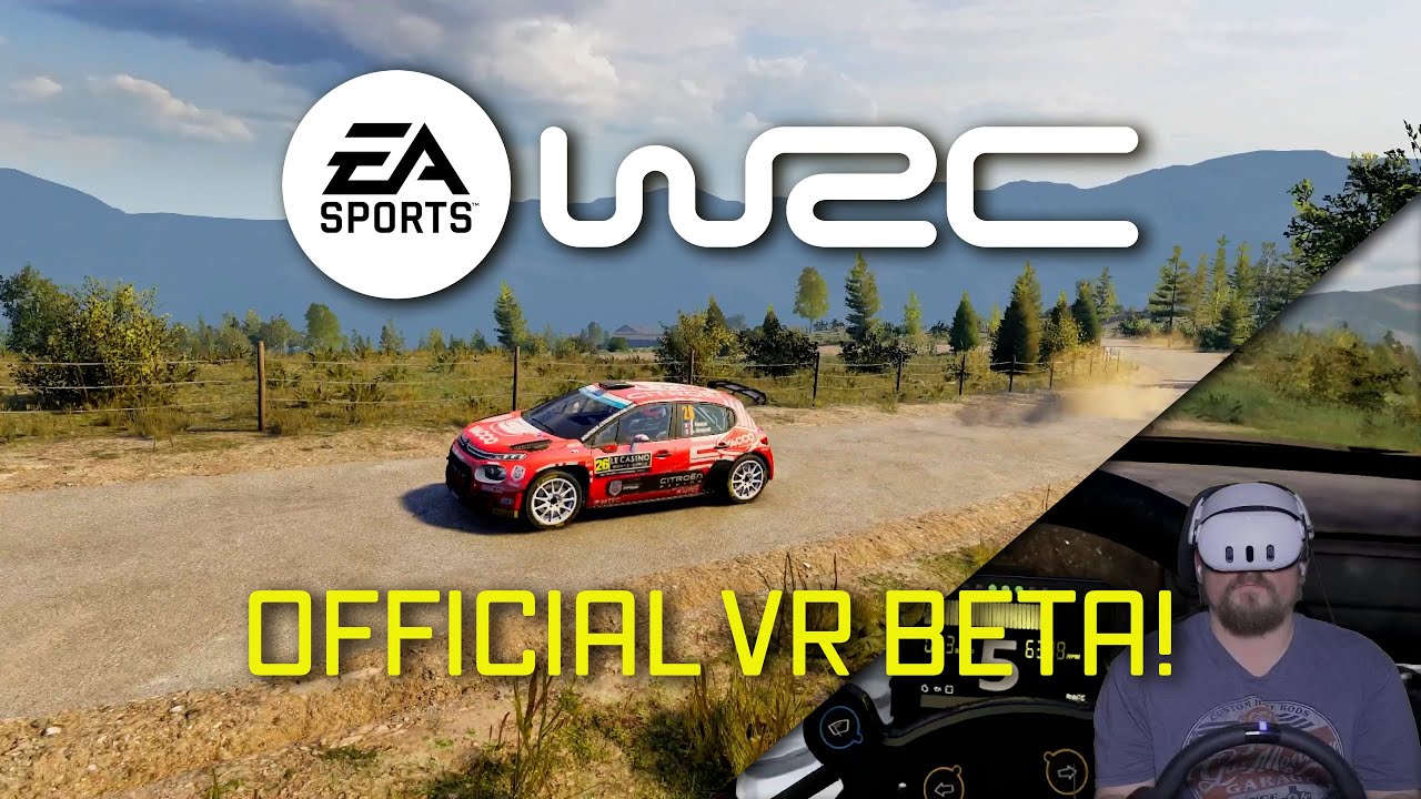 EA Sports WRC  Rally official VR Beta! Quest 3, SteamLink