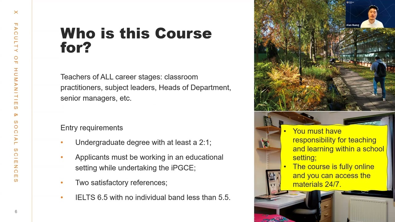 January 26 start online webinars - iPGCE