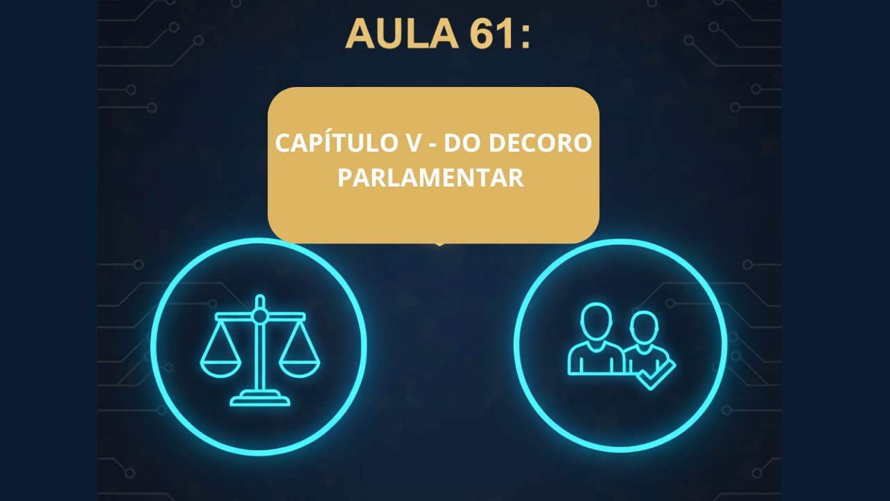Regimento Interno Câmara dos Deputados | Aula 61: Decoro Parlamentar (O que gera Cassação?)