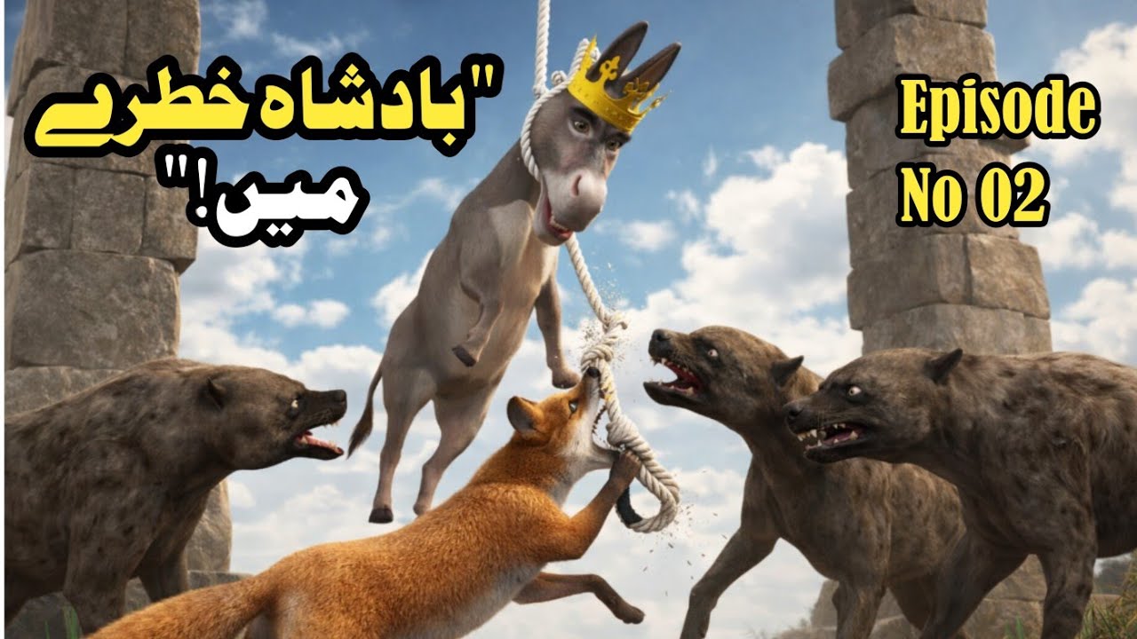 JUNGLE KING EPISODE NO 08 | WAR| جنگل میں بغاوت| بادشاہ کی جان خطرے میں| comedy | Funny| #warzone 