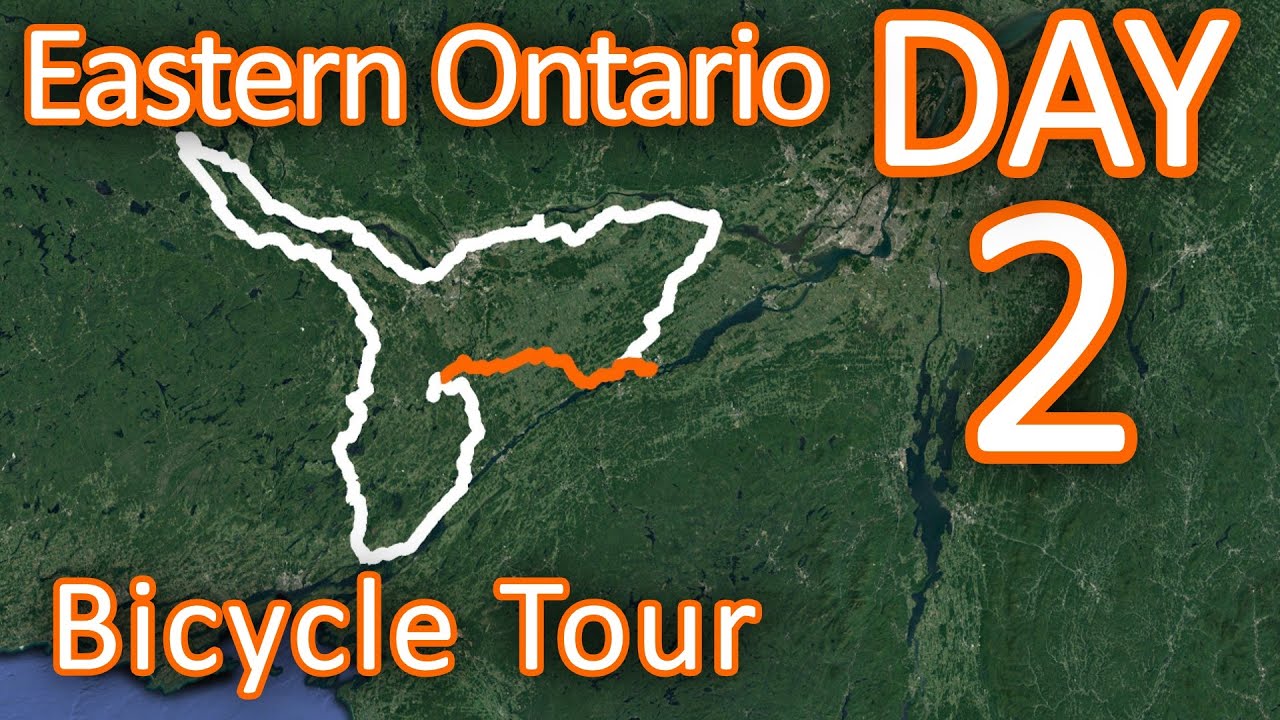Eastern Ontario Bike Tour - Day 2 - Burritts Rapids to Cornwall