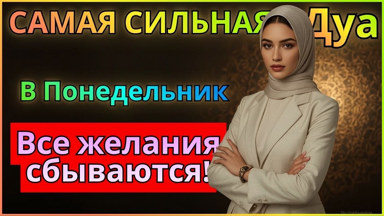 ДУА НА ПОНЕДЕЛЬНИК, КОТОРУЮ ЧИТАЮТ ДЛЯ УСПЕХА И ИЗОБИЛИЯ! ИНШААЛЛАХ