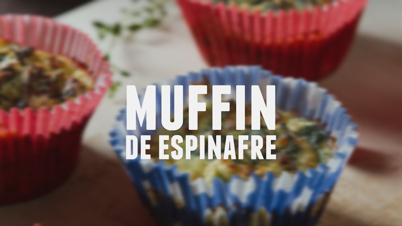Muffin de espinafre   | Dicas de Bem-Estar - Lucilia Diniz