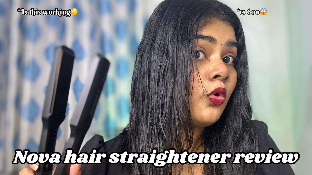 This Is My Experience With NOVA Hair Straightener🙂&zwj;&harr;️|Under 700|