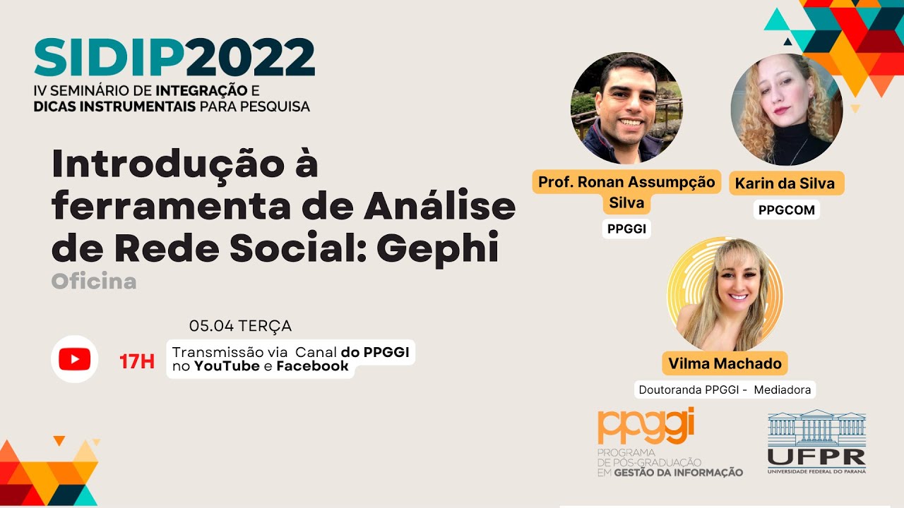Introdução à ferramenta de Análise de Rede Social: Gephi