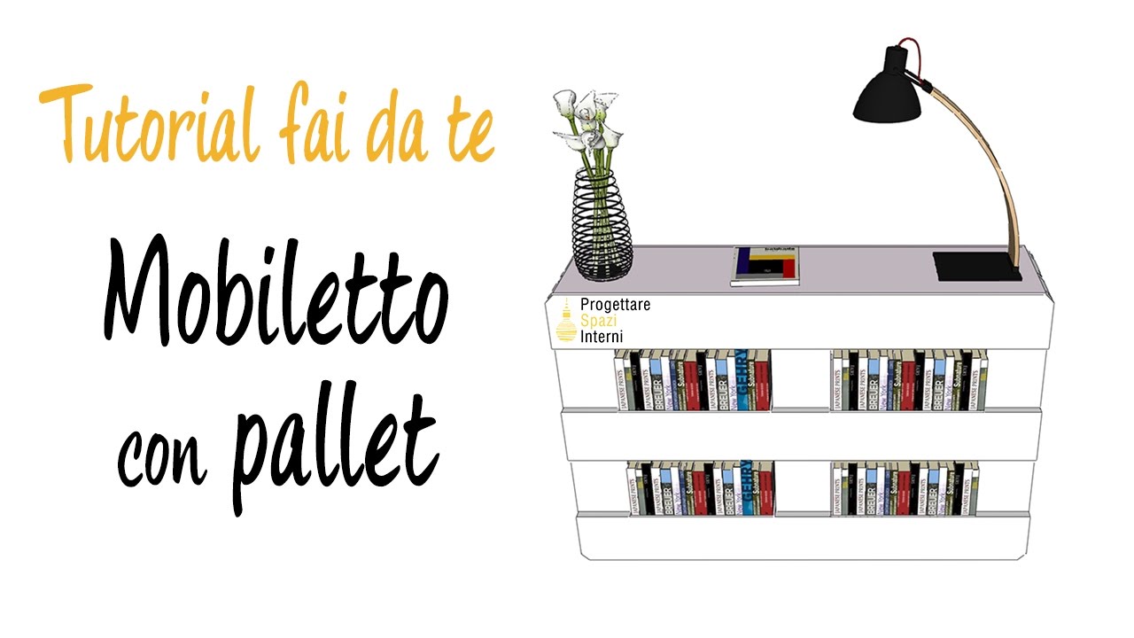 Tutorial pallet fai da te: come realizzare mobile riciclando bancali