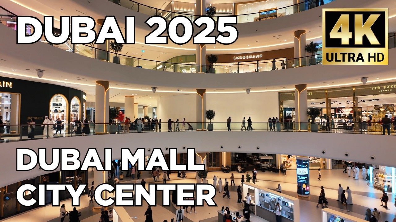 Dubai [4K] Amazing Dubai Mall , City Center Walking Tour – Exclusive Hidden Corners 2025 🇦🇪