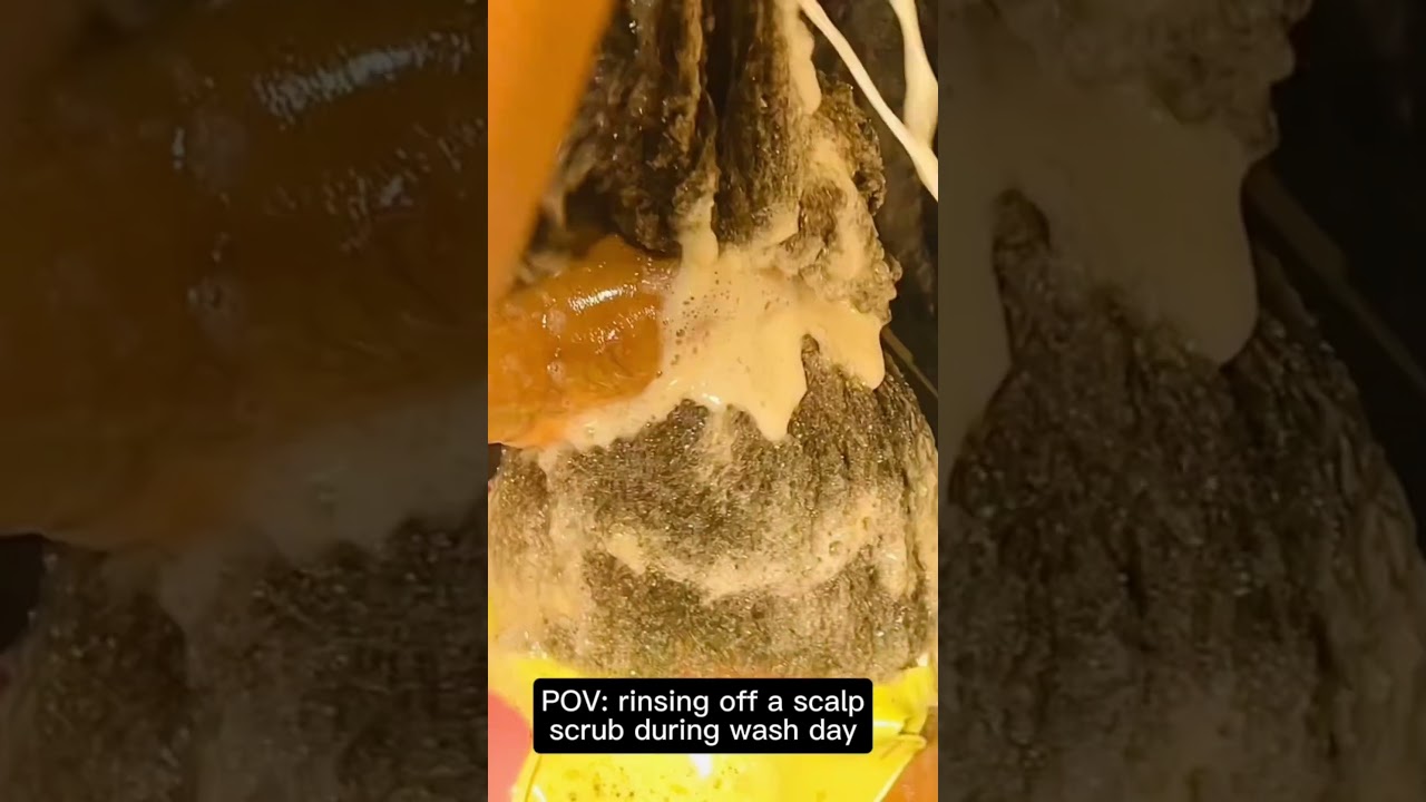 Washing Off a Scalp Scrub | Gentle Natural Hair Scalp Care