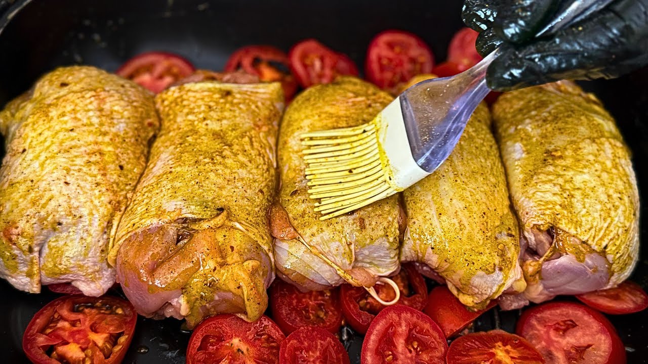 The Secret Recipe That Turns Stuffed Chicken Drumsticks Into a Royal Feast❤️‍🔥👑