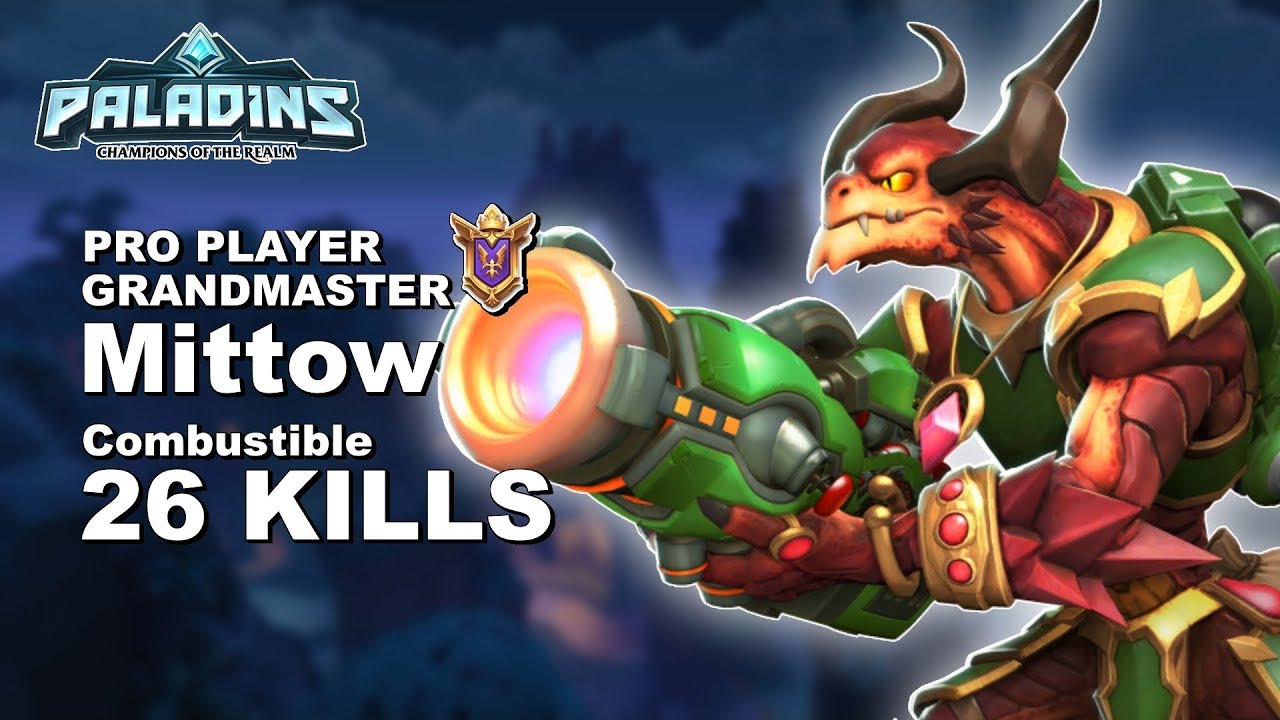 Mittow Drogoz 26 KILLS!! Paladins Pro (SSG) GM (TOP 19) Ranked Gameplay 1440p High Quality Video
