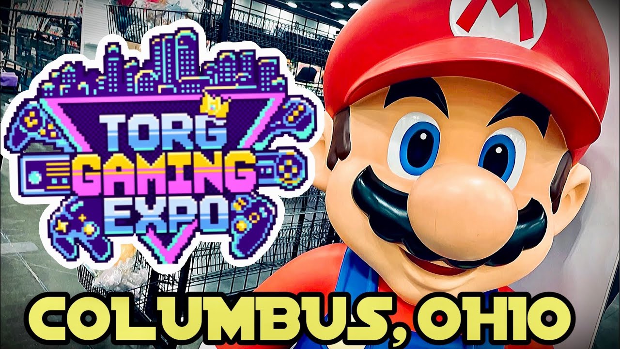 HUGE RETRO VIDEO GAME CONVENTION! - The TORG GAMING EXPO! Columbus, Ohio
