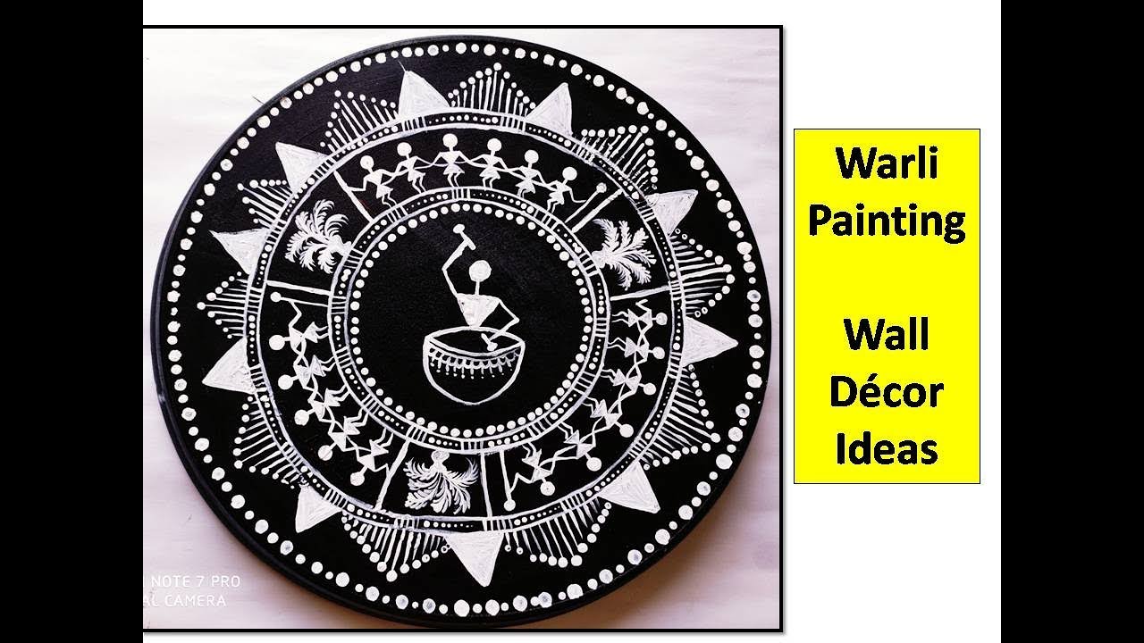 Warli Painting/ warli painting for beginners/ how to draw warli/ warli wall decor ideas
