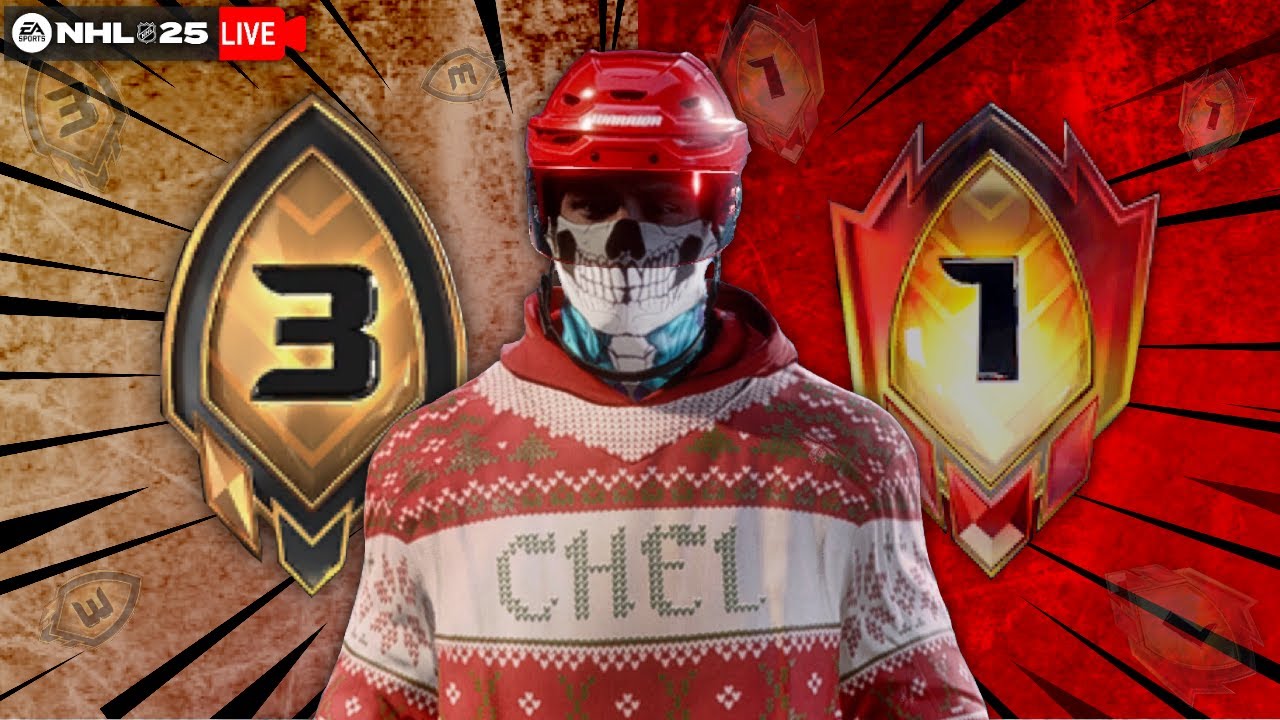 BRONZE to ELITE in Ones Eliminator! - 🔴LIVE NHL 25 Gameplay!