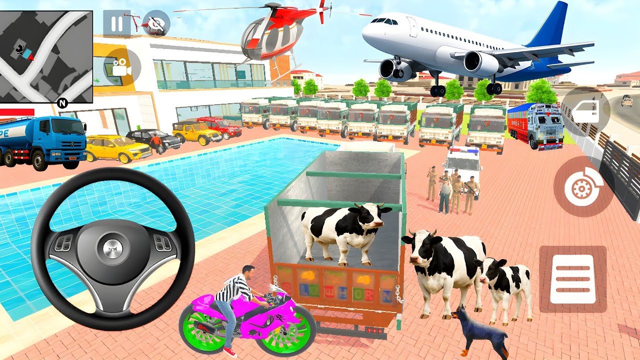 🤯 Franklin Cow🐄Ko Laya Ghar 💥 Indian Theft Auto🐯 Simulator 3d 🔥 Indian Bike Driving 3d