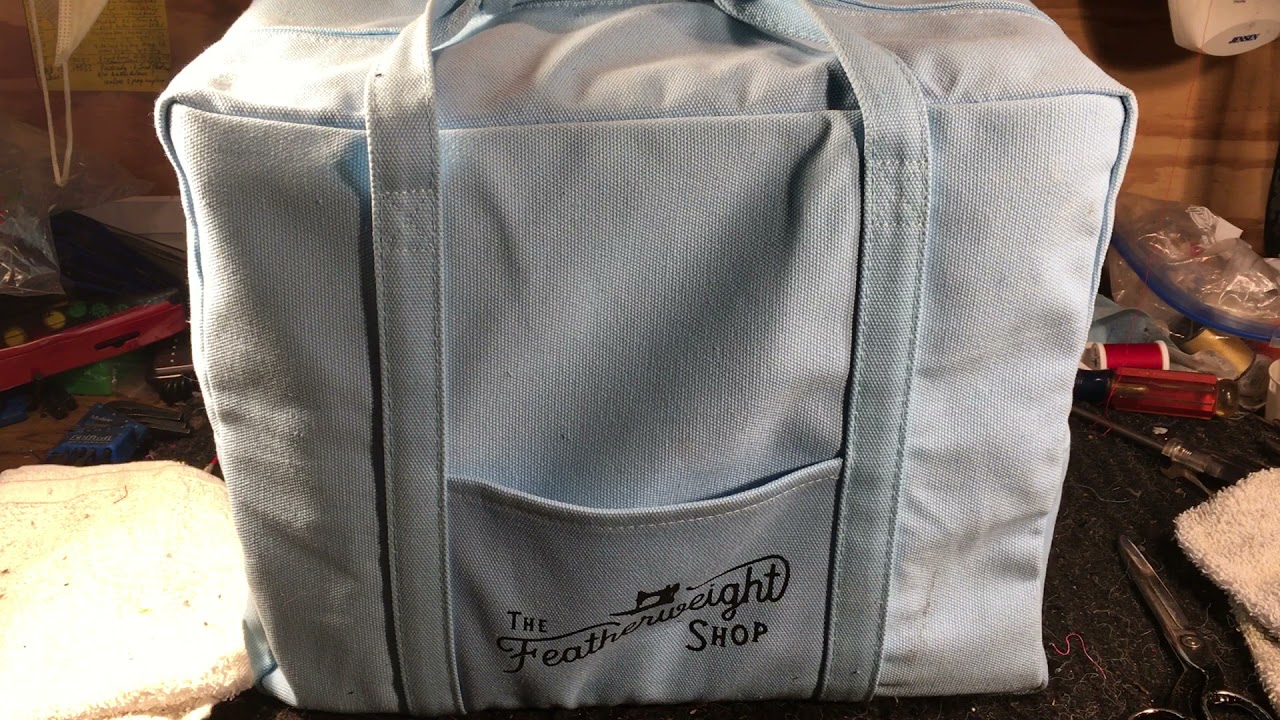 carry case for Singer Featherweight from the Featherweight Shop -Review 2 thumbs up  (video 101)