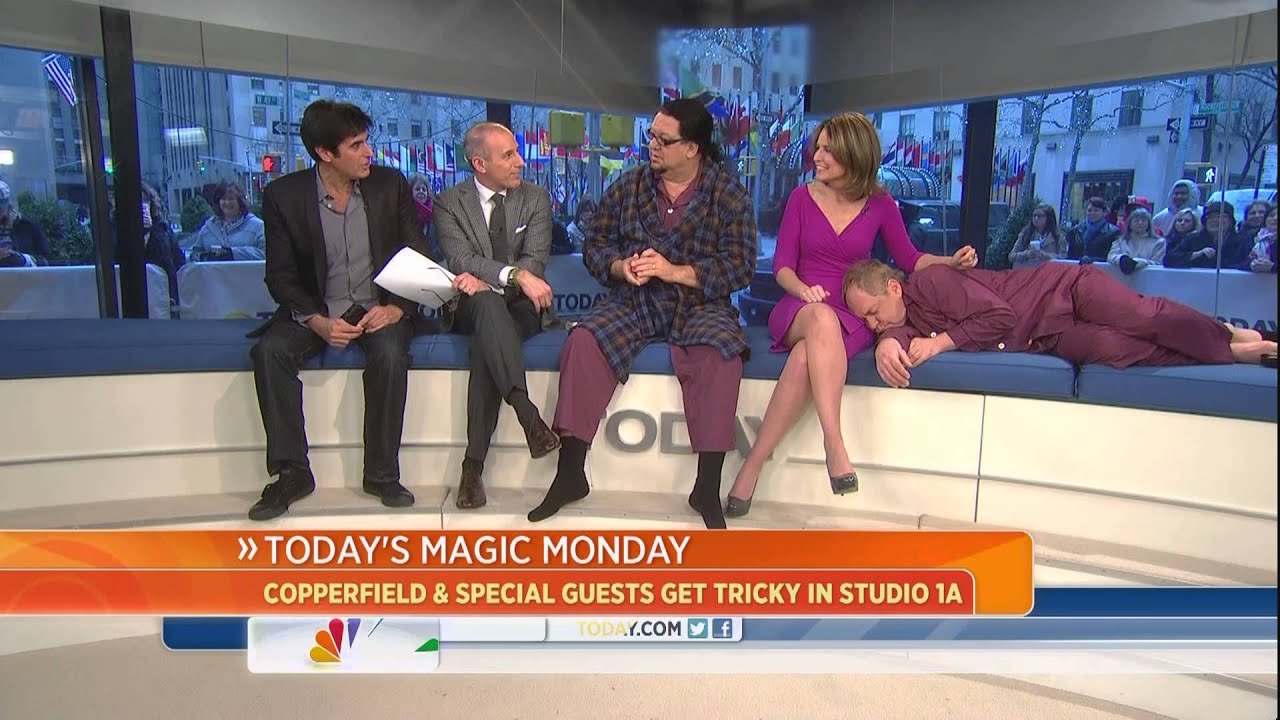 Today Magic Trick David Copperfield Penn and Teller