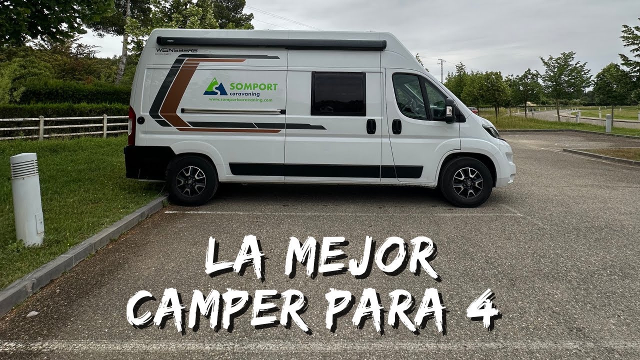 La MEJOR CAMPER PARA 4 PERSONAS 🚐 ✅ VAN TOUR WEINSBERG CARABUS 600 DQ