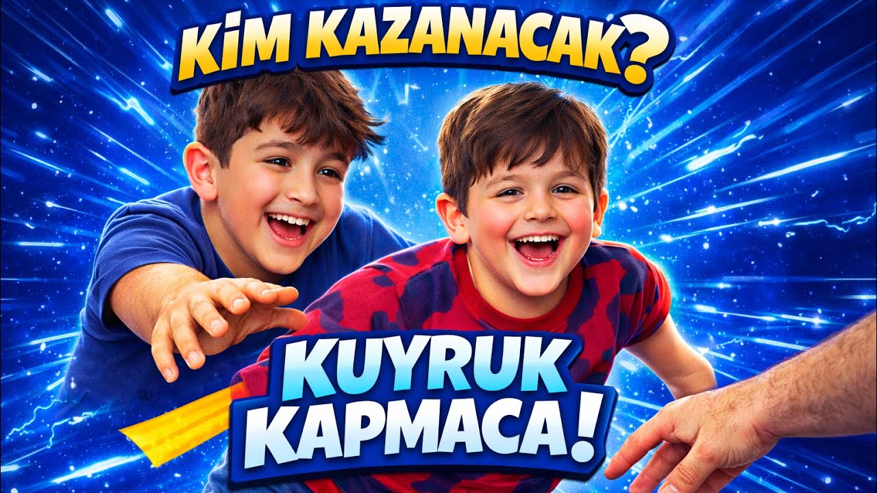 Evde En Eğlenceli Oyun! Kuyruk Kapmaca (Çocuklar Çıldırdı 😂)