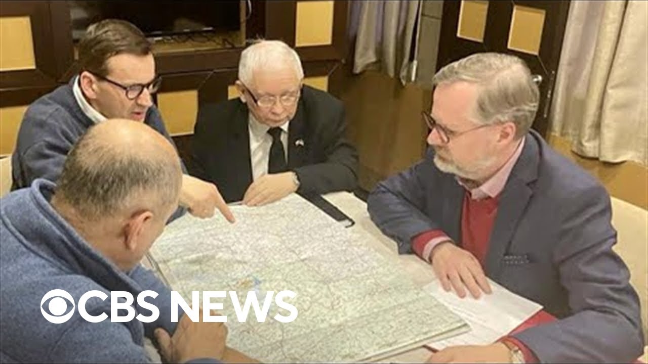 World leaders visit heart of warzone in Kyiv