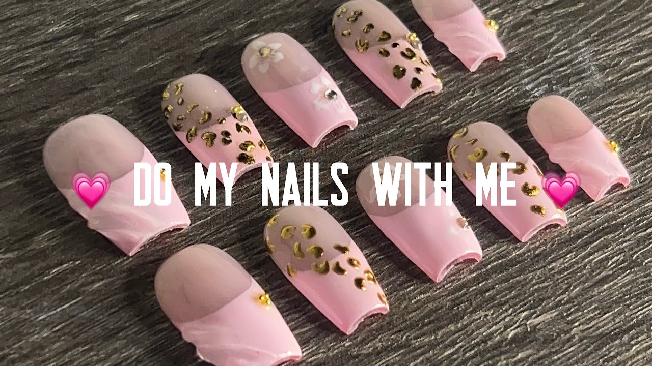 💗🎀do my nails with me! 💗🎀