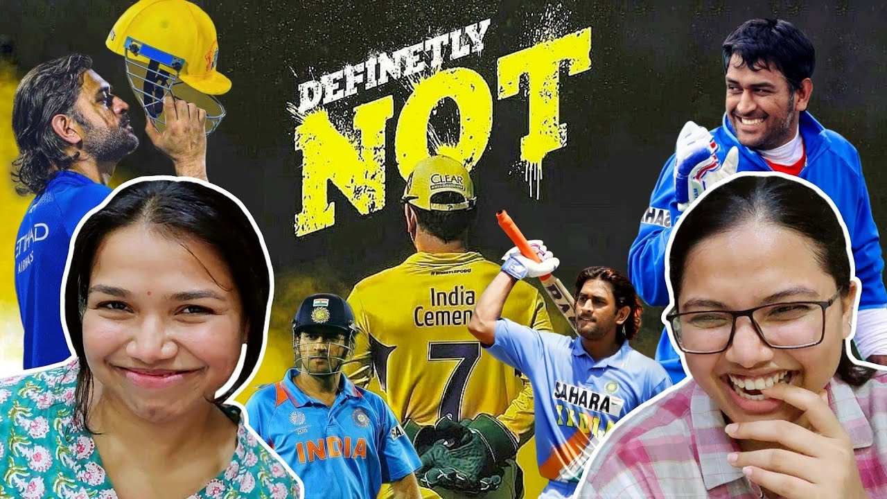 Reacting to Cricket edits ft. MS Dhoni aka Captain Cool✨