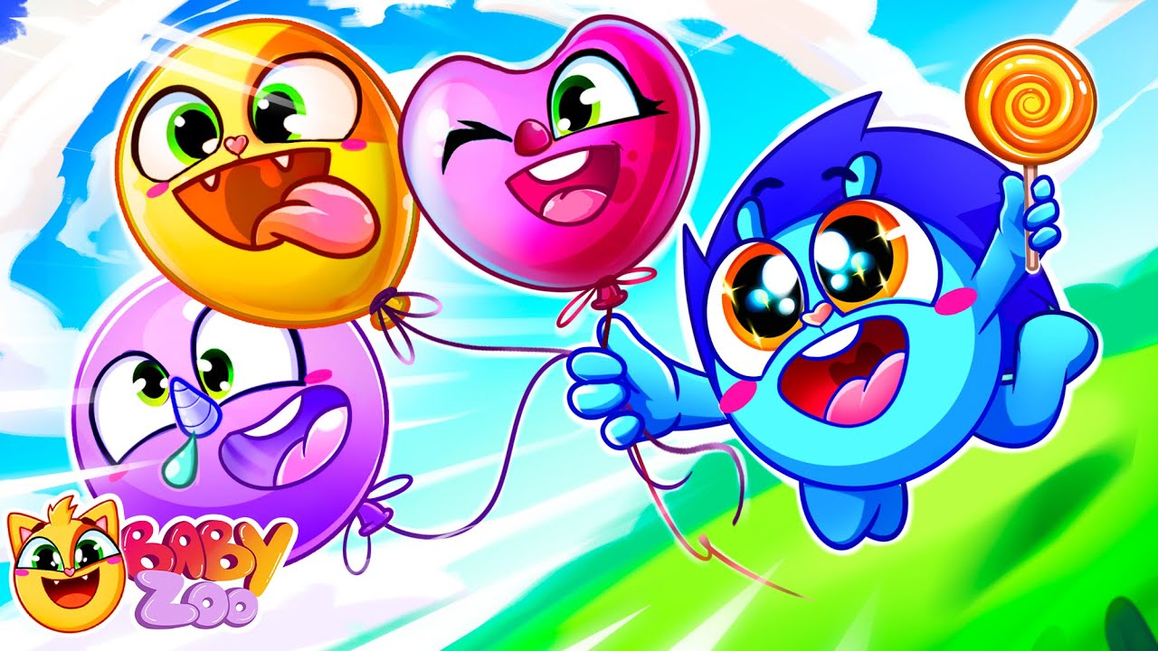 Brincar com Balões | Canção Infantil Divertida 😻🐨🐰🦁 e Cantigas de Roda do Baby Zoo