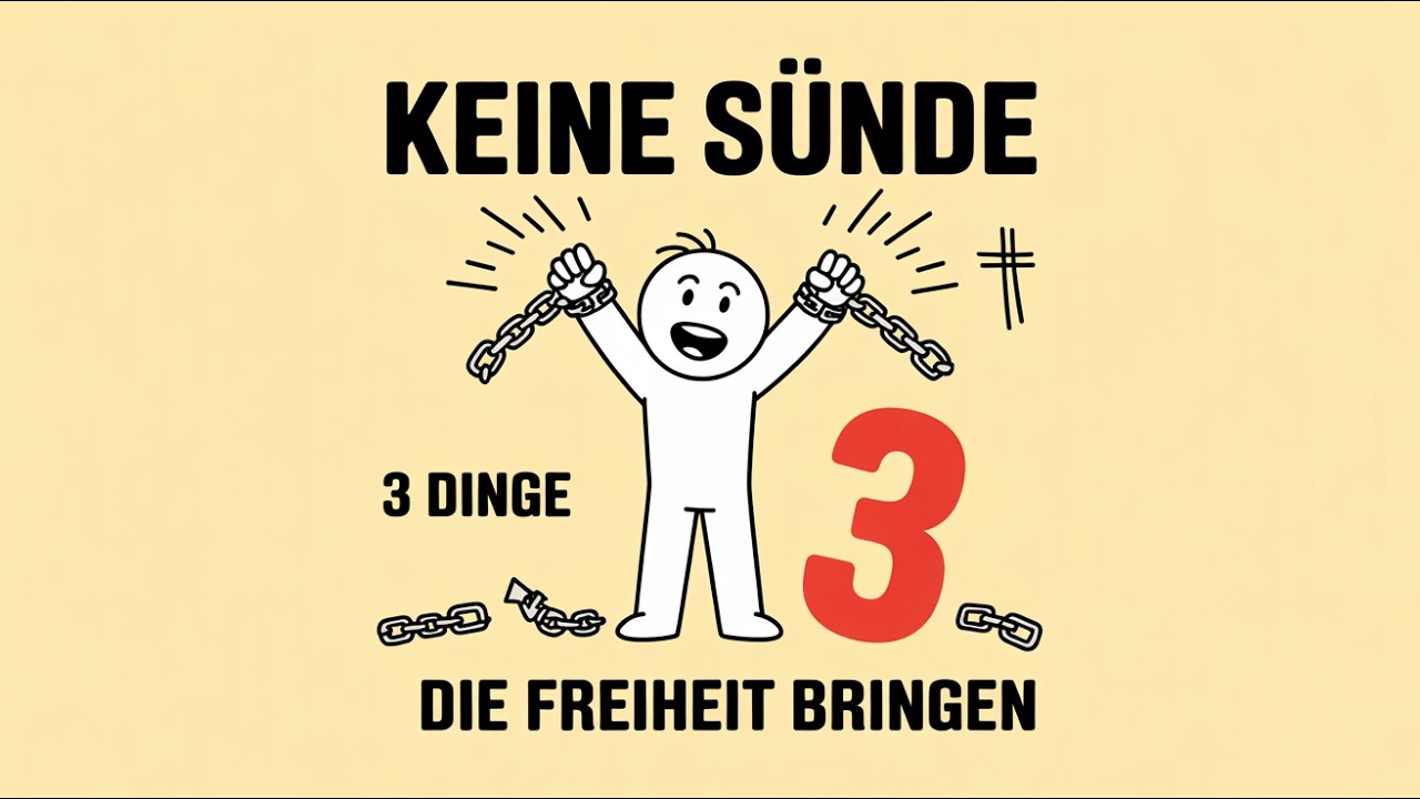 Diese 3 Dinge sind KEINE S&uuml;nden (auch wenn sie Sie glauben machen, dass sie es sind)