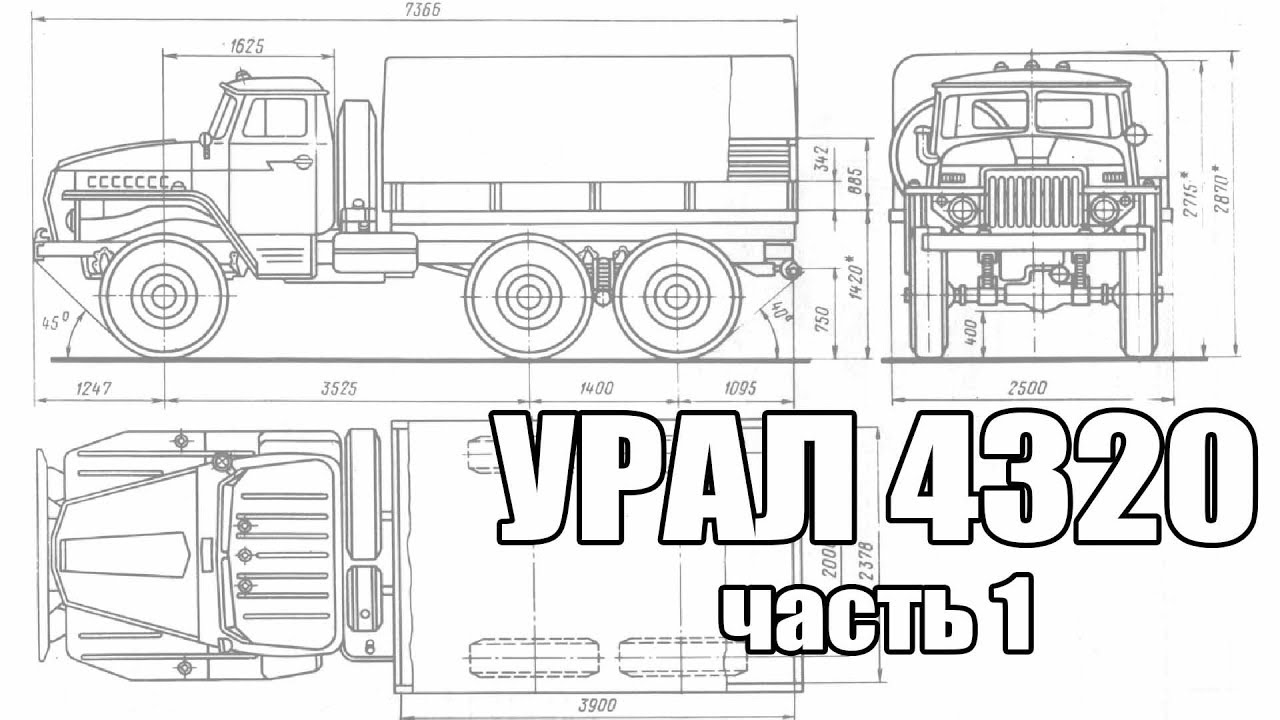 Урал 4320. История появления. Часть №1