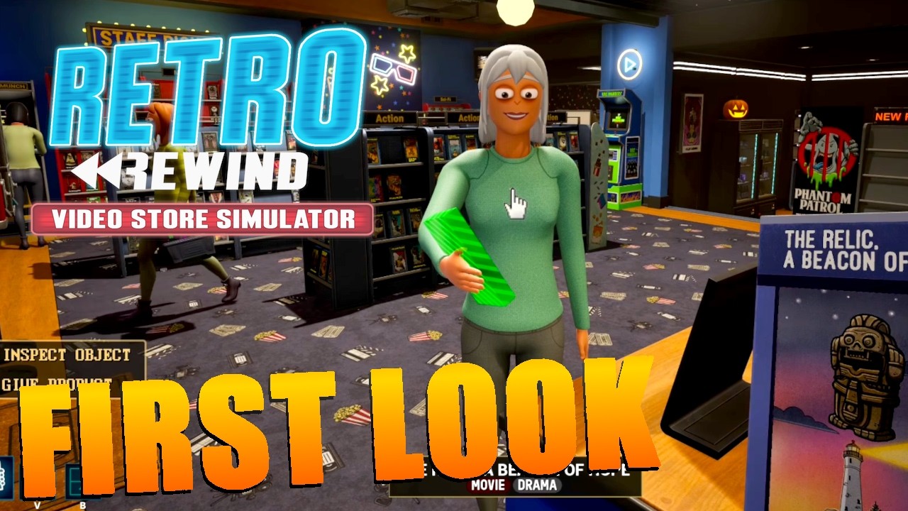 Retro Rewind - Video Store Simulator - Gameplay