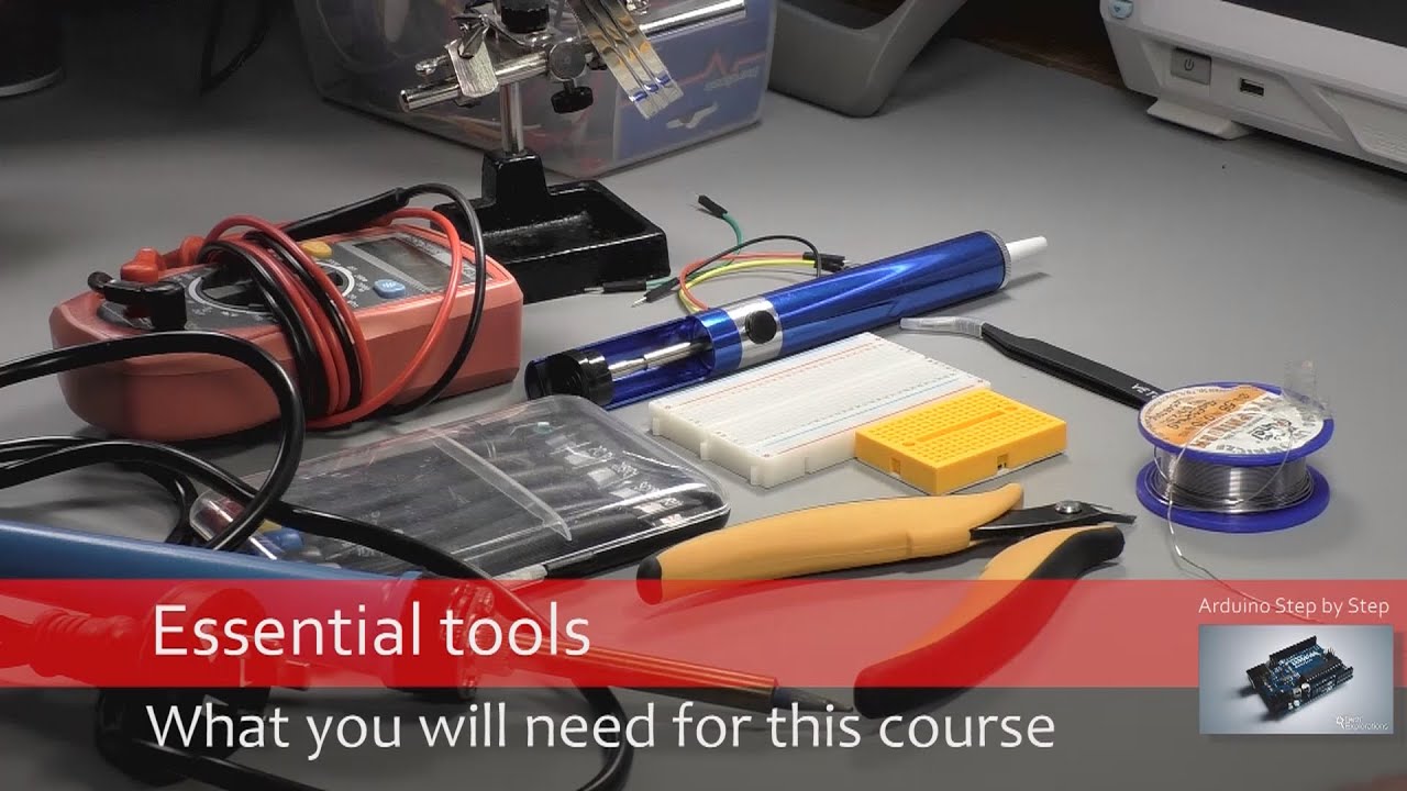Arduino Step by Step Getting Started - Tools you will need | Tech Explorations