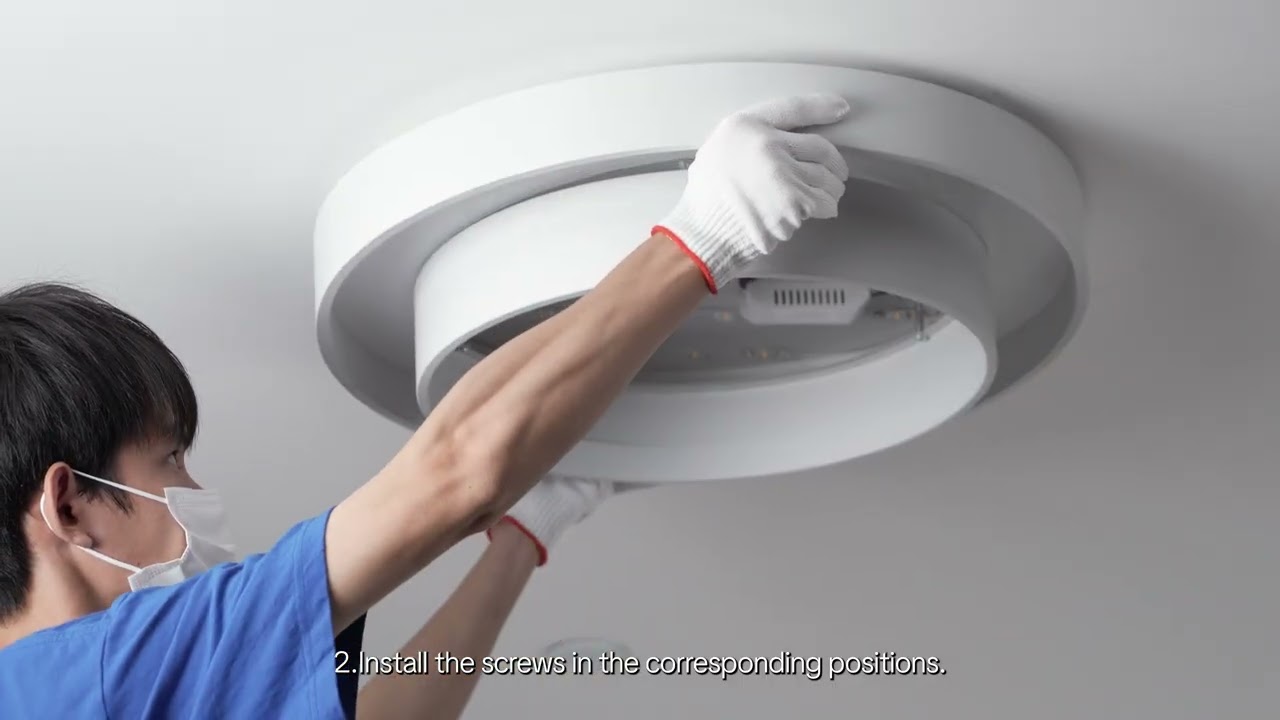 Melody Ceiling Lamp Installation Video – Rhythm of Light, Harmony in Form