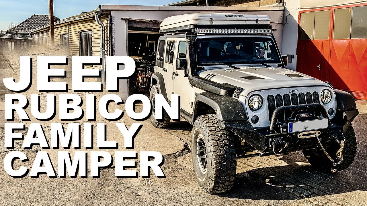 Jeep JK Unlimited Rubicon als Familiencamper mit Autohome Dachzelt   I 4x4 Passion # 143