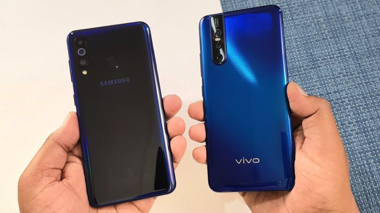 Samsung Galaxy M40 vs Vivo V15 Pro SpeedTest & Camera Comparison