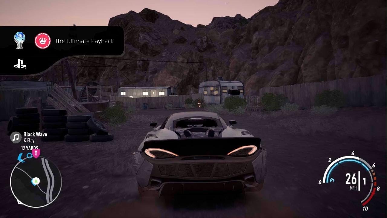 Need for Speed Payback platinum trophy
