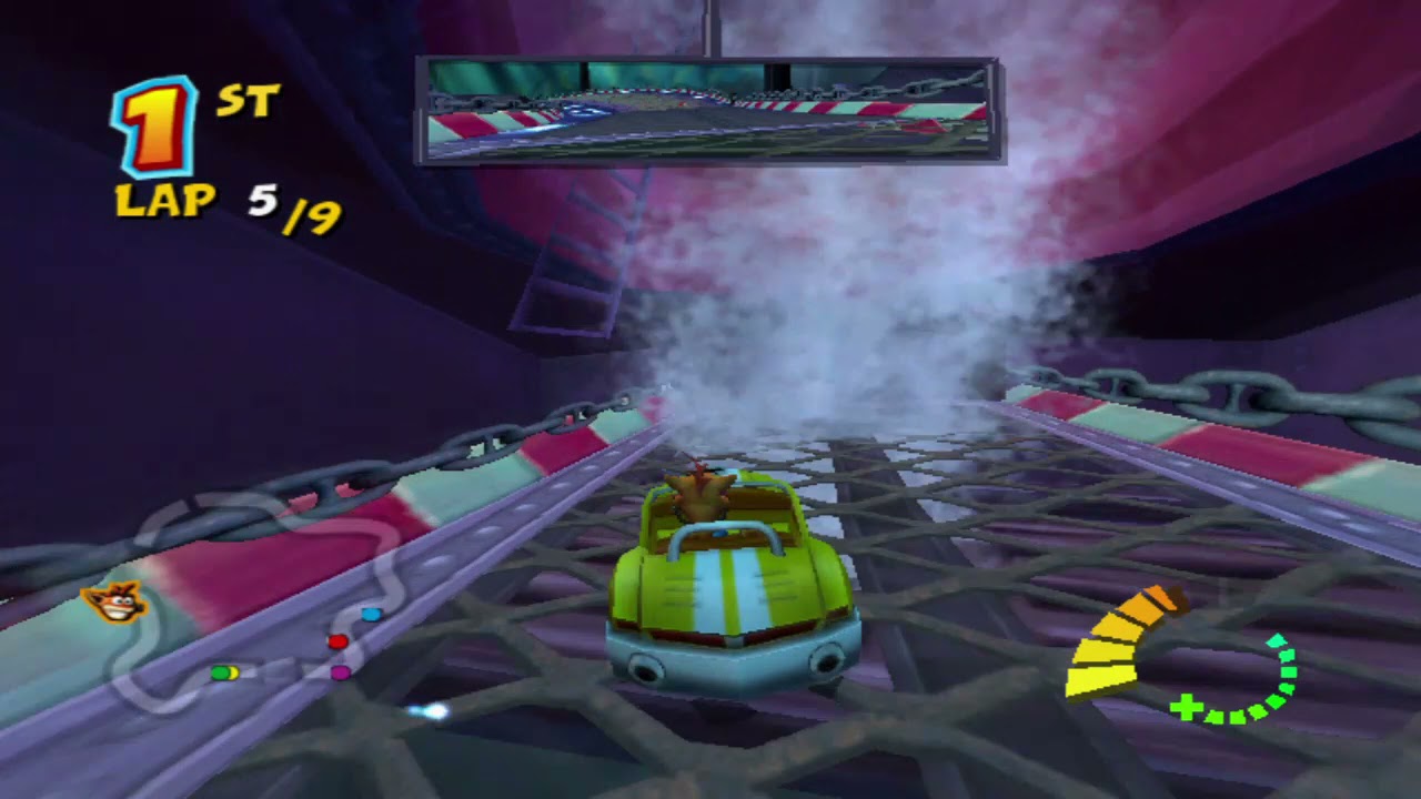 Crash Tag Team Racing Deep Sea Driving 9 Laps Crash Bandicoot Hard