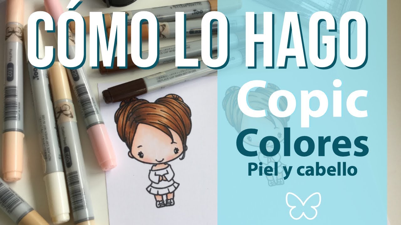 COPIC, mis colores para PIEL Y CABELLO