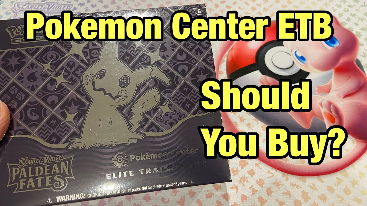 Should You Buy The Pokemon Center Paldean Fates Elite Trainer Box ETB?