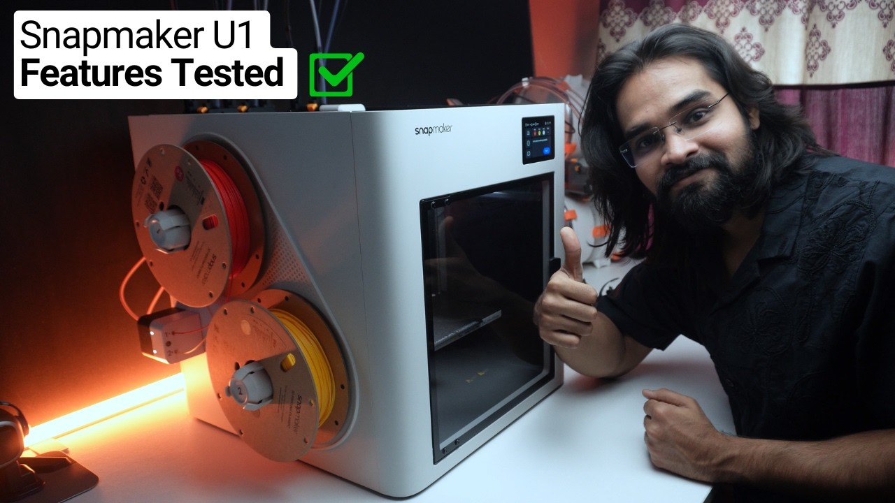Snapmaker U1 3D Printer Unboxing & Review | Full Feature Testing (Honest Review)