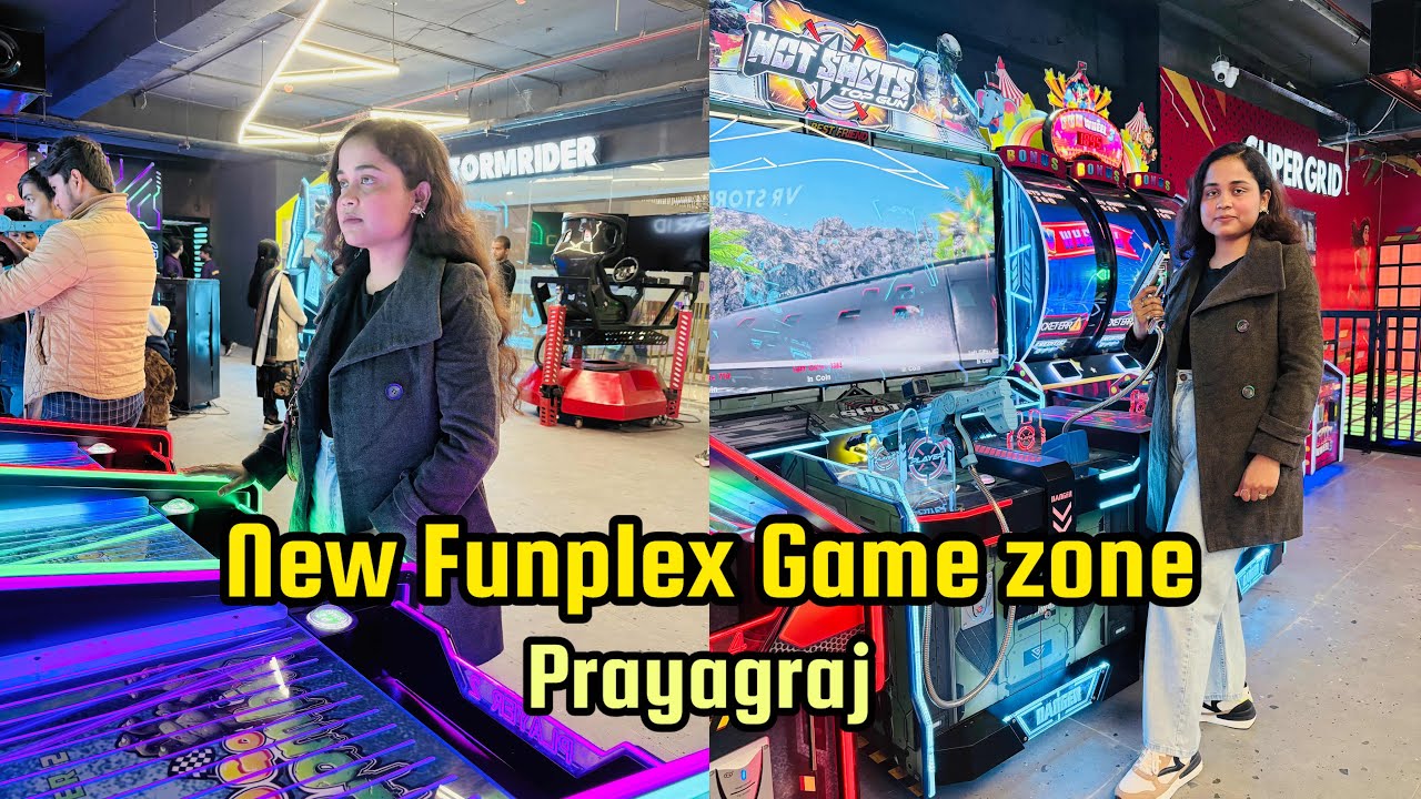 Prayagraj New Funplex Game Zone Detailed Video|| Everything is Here|| ₹Charges etc
