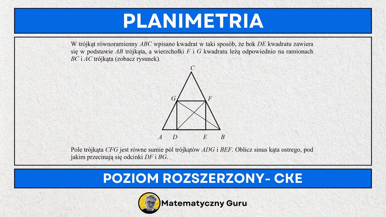 PLANIMETRIA [MATURA ROZSZERZONA Z MATEMATYKI]
