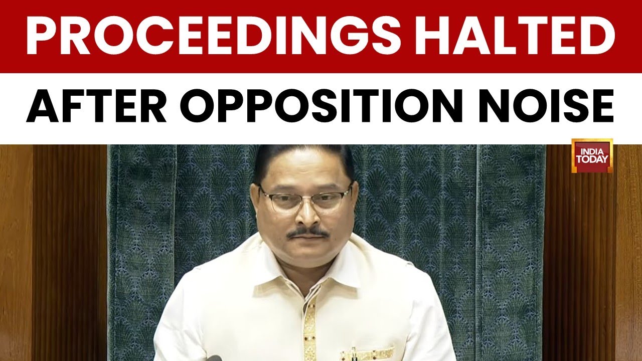 Lok Sabha Disruption: Proceedings Halted After Opposition Noise | Winter Session 2025