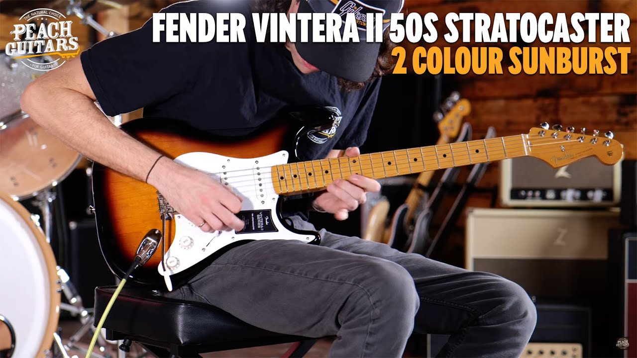 No Talking...Just Tones | Fender Vintera II 50s Stratocaster | Maple - 2-Colour Sunburst
