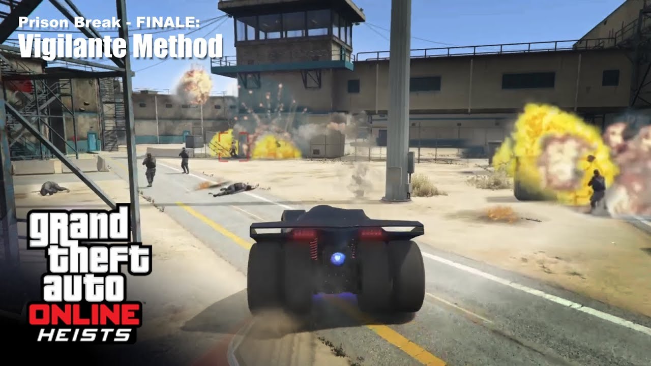 GTAO Heist: Prison Break | Finale (Grotti Vigilante)