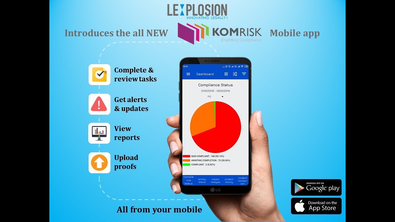Komrisk Mobile App - Compliance Management Solution