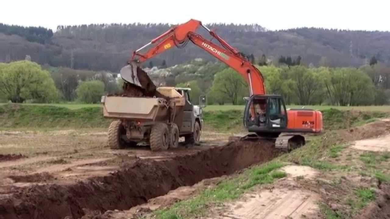 Entstehung eines Baggersees in Kenn