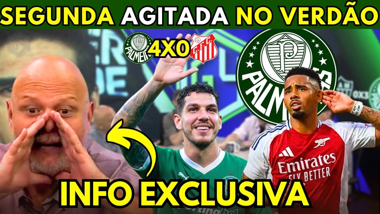 🤯MASSINI SOLTOU O VERBO! NINO NO VERDÃO? INFO QUENTE DE G. JESUS! NOTÍCIAS DO PALMEIRAS HOJE