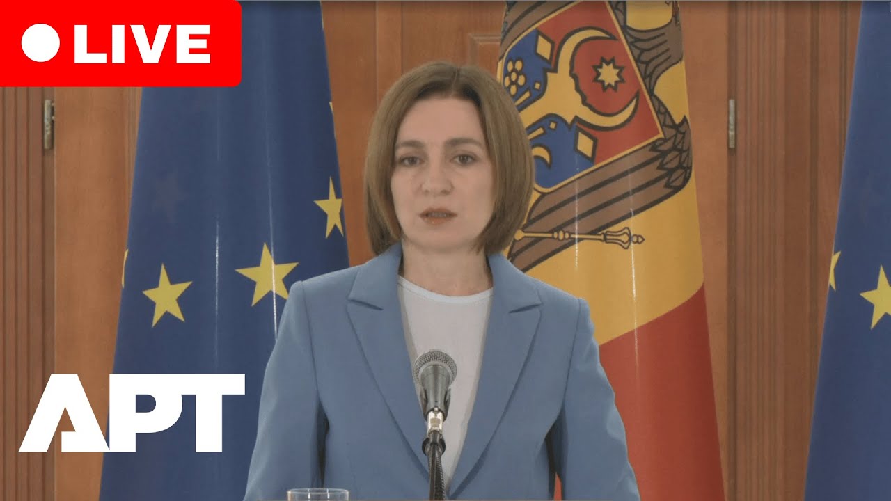 ПРЯМОЙ ЭФИР | Президент Молдовы Майя Санду провела пресс-конференцию после исторической победы на...