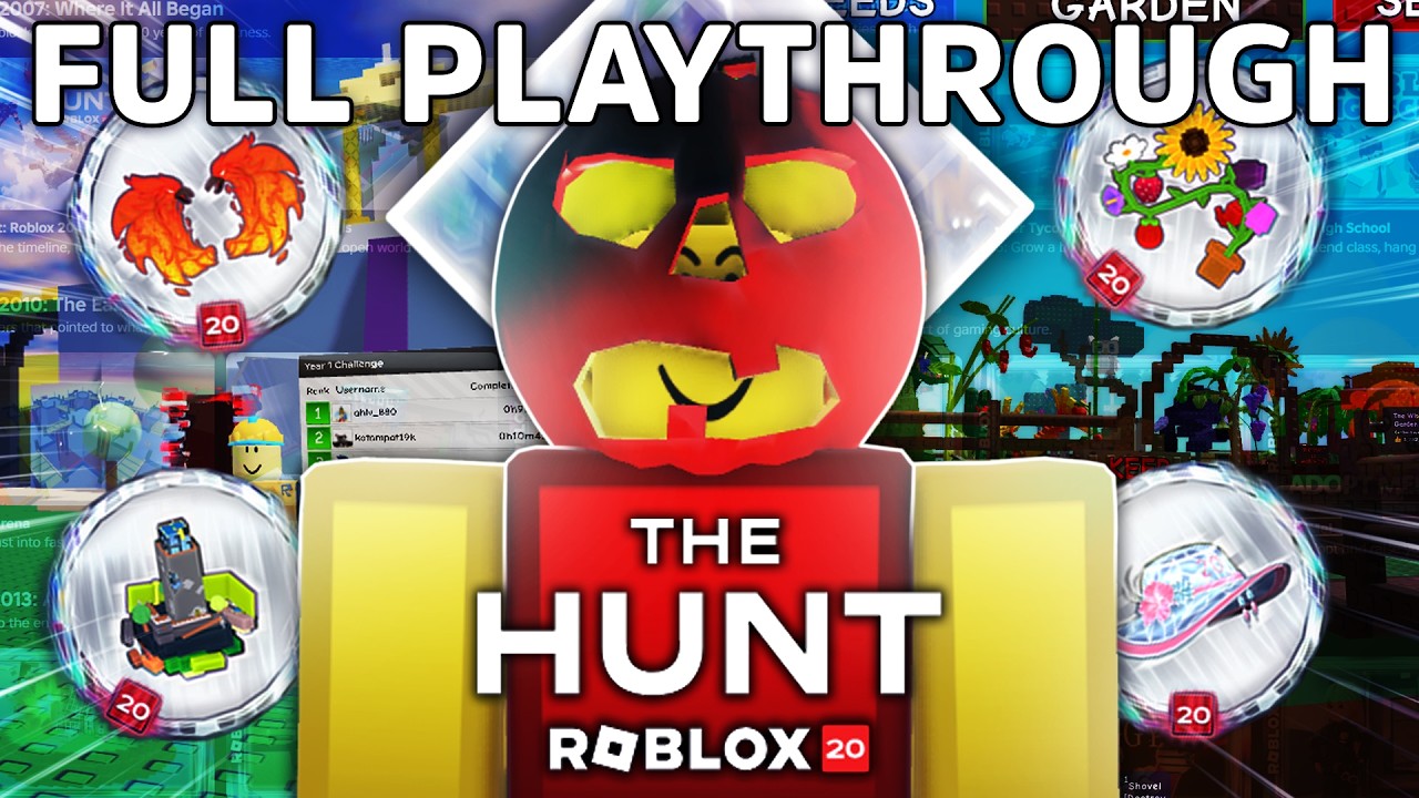 I COMPLETED THE HUNT: ROBLOX 20 IN ONE VIDEO&hellip; [FULL GUIDE]
