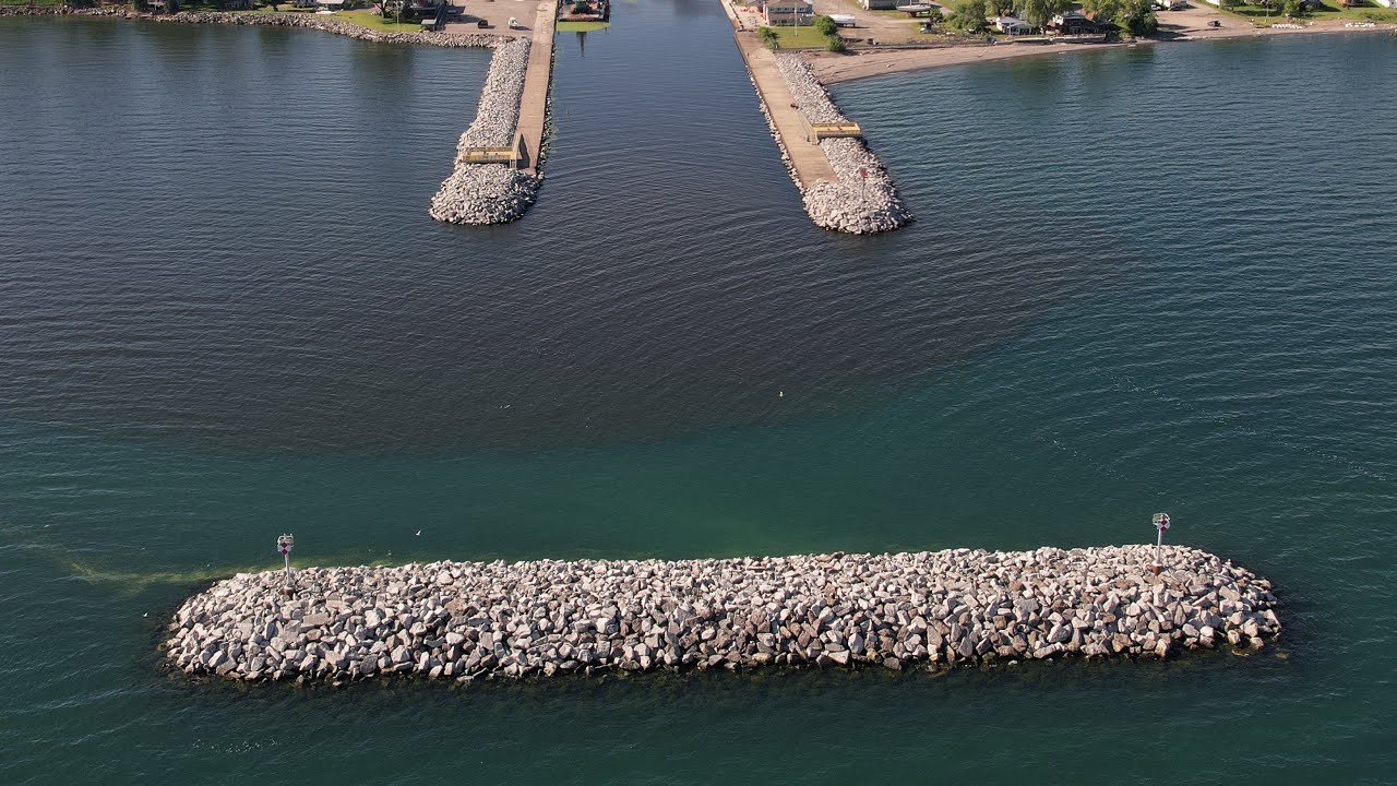 Olcott, NY. Pier project 6/13/2022. #dji  #air2s #drone