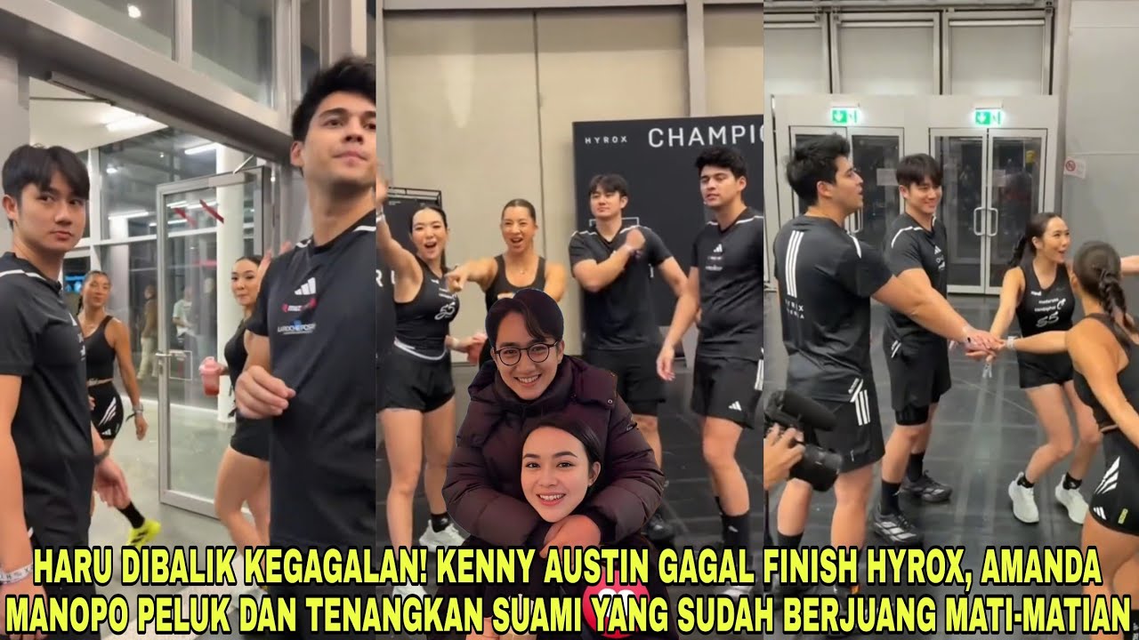 Kenny Austin Gagal Finish Hyrox, Amanda Manopo Peluk dan Tenangkan Suami Sudah Berjuang Mati-matian